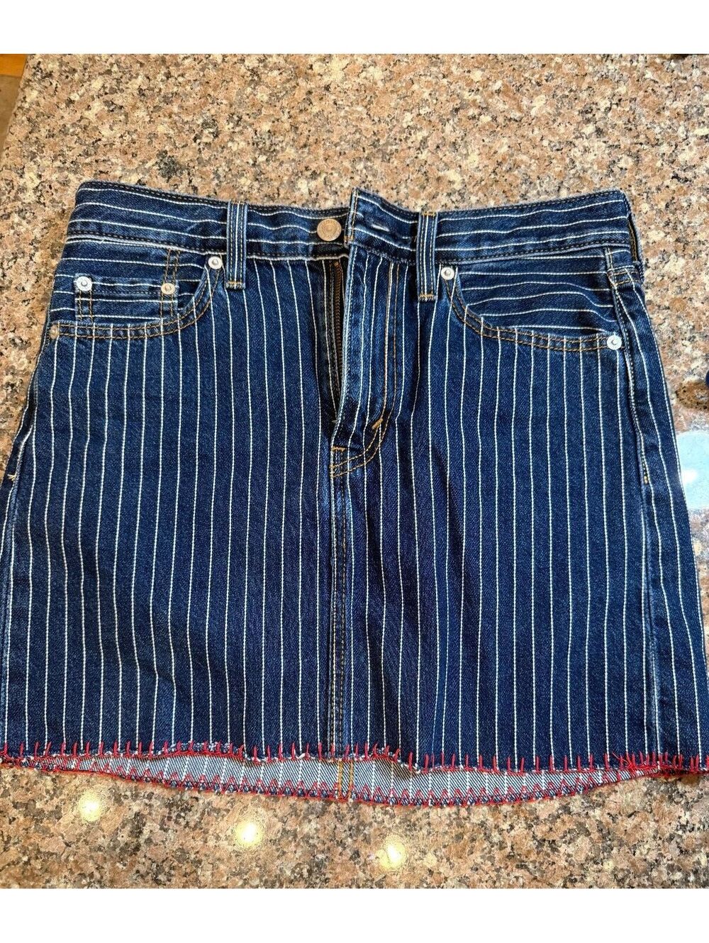 Riley Vintage x Nuuly Levi's Premium Denim Mini Skirt Size 25